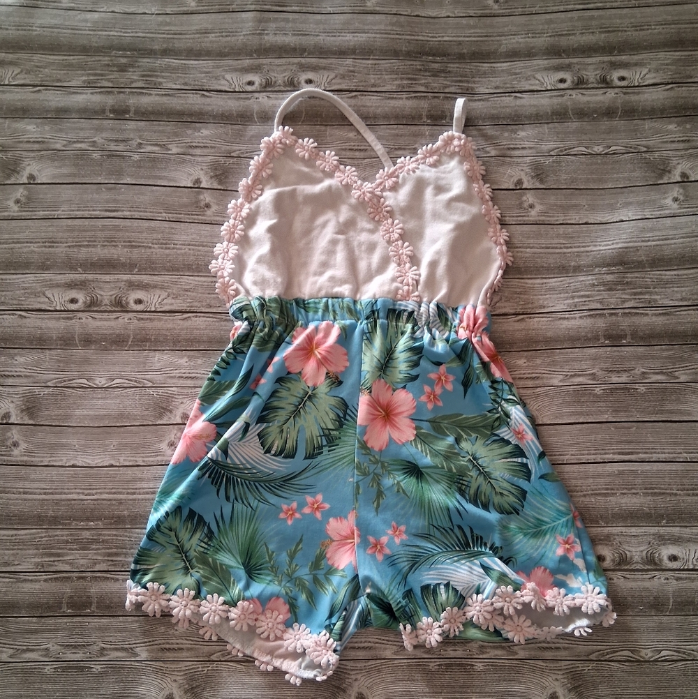 10/$40 SHEIN Girl's Floral Romper